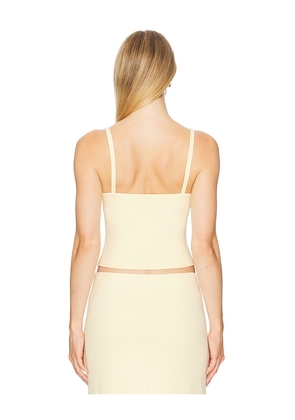 Nakedvice The Henry Tank Top in Lemon. Size M. Also in S, L.