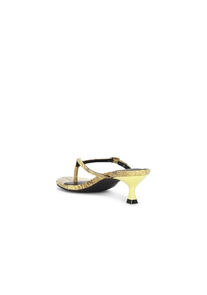 Nakedvice The Tayla Heel Sandal in Yellow. Size 5. Also in 8.