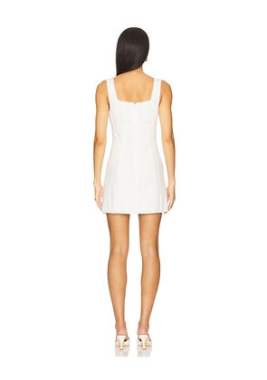 MORE TO COME Violet Mini Dress in White. Size M. Also in XS, L.