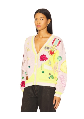 No! Jeans Wizard Of Oz Cardigan in Pink,Yellow. Size 2. Also in 1.