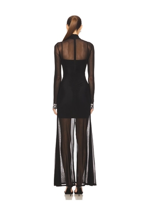 Mariandree Gaitan Emilia Dress in Black. Size M. Also in XS, S.