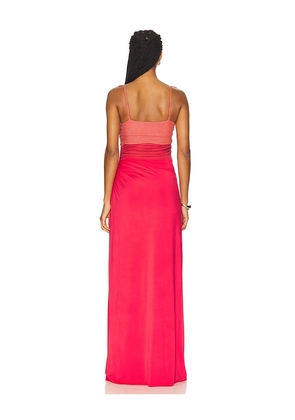 Lovers and Friends Nika Maxi Dress in Coral. Size M. Also in L, S, XL, XS, XXS.