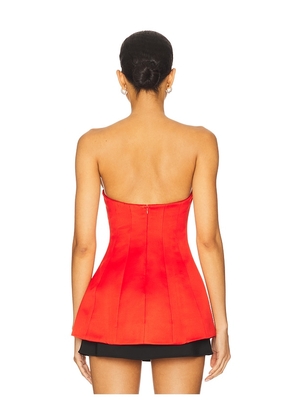 Lovers and Friends Jean Top in Red. Size M. Also in S, XS, XXS.