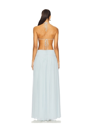 NBD The Aquamarine Gown in Baby Blue. Size M. Also in L, XL.