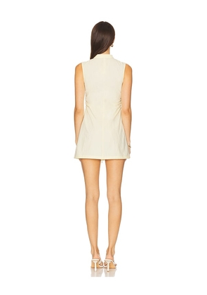LIONESS Fever Mini Dress in Yellow. Size M. Also in S, XS, XL.