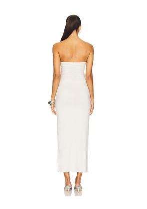 LIONESS Heatwave Maxi Dress in White. Size M. Also in S, XS.