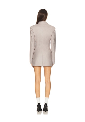 LIONESS Cheri Mini Dress in Light Grey. Size S. Also in XS, M.