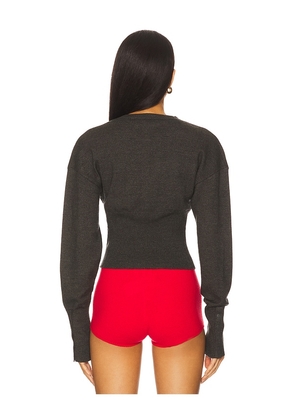 LIONESS Head in The Clouds Cardigan in Grey. Size M. Also in XXS, XS, L.