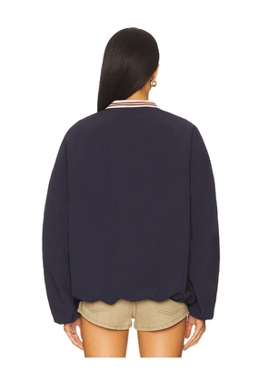 LIONESS Sweetness Jersey Top in Navy. Size M. Also in S, XS.