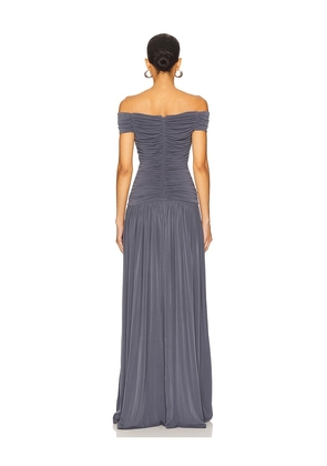 Lovers and Friends Alizee Gown in Grey. Size M. Also in XS, XXS, S, XL.