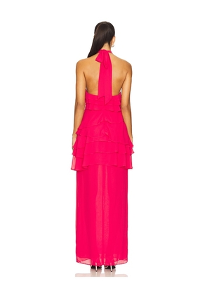 Lovers and Friends Zuri Gown in Fuchsia. Size M. Also in XS, XXS, S.