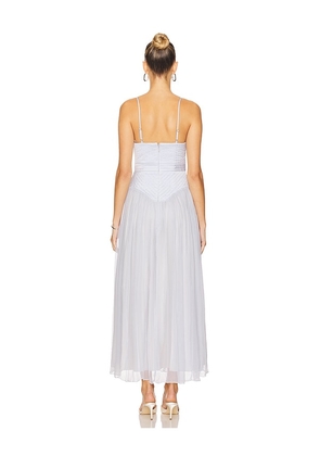 LPA Odette Midi Dress in Baby Blue. Size M. Also in S, XS.