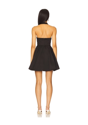 MAJORELLE Adria Mini Dress in Black. Size M. Also in XS, XXS, S.