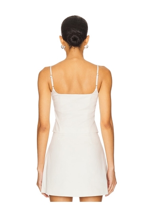 MAJORELLE Ciera Top in Ivory. Size M. Also in XS, XXS, L, XL.
