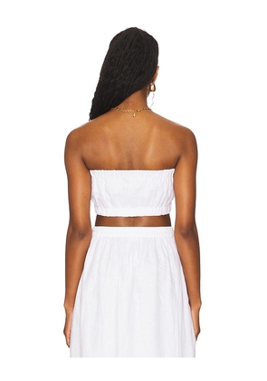 MIKOH Marlien Top in White. Size 2/M. Also in 3/L.