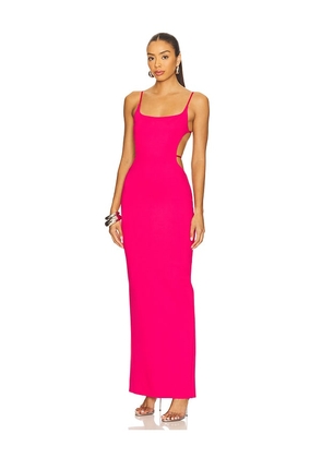 NBD The Jarrah Maxi Dress in Fuchsia. Size M. Also in XS, XXS, S, L, XL.