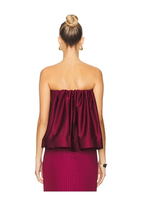 L'IDEE Breeana Top in Wine. Size 12/L. Also in 8/S, 6/XS, 10/M.
