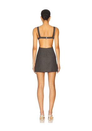Nakedvice The Kristen Dress in Grey. Size S. Also in XS, M, XL.