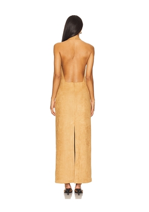 Nakedvice The Ambrose Dress in Tan. Size M. Also in XS, S, L, XL.