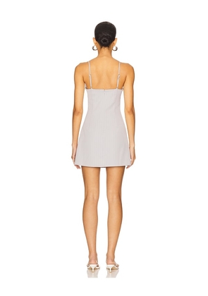 Lovers and Friends Margo Mini Dress in Grey. Size M. Also in XXS, XS, S, L, XL.