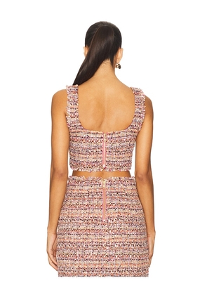 L'AGENCE Maylin Bralette Top in Pink. Size S. Also in L.