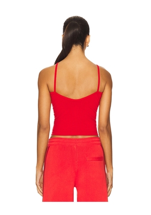 Nagnata Surya Wool Tank Top in Red. Size M. Also in S.