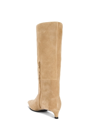 Nakedvice x REVOLVE The Stacey Boot in Taupe. Size 6. Also in 5, 7, 8, 9.