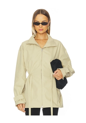 L'Academie Miki Jacket in Beige. Size XL. Also in L.