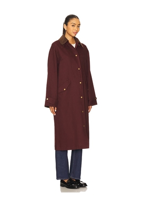 Line & Dot Chelsea Jacket in Burgundy. Size M. Also in L.