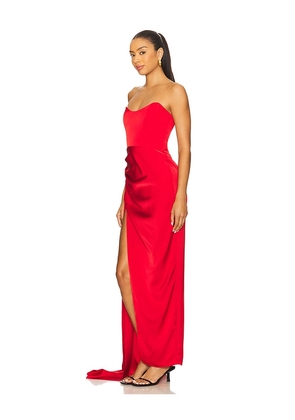 Katie May Bita Gown in Red. Size M. Also in L, S, XL, XS.