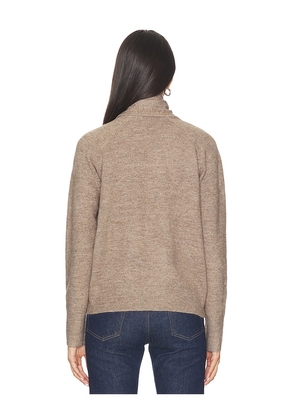 Line & Dot Billie Scarf Sweater in Taupe. Size M. Also in S, XS, L, XL.
