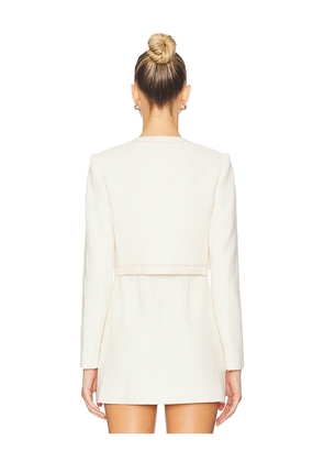 LoveShackFancy Ralphette Jacket in Cream. Size 2. Also in 0, 4.