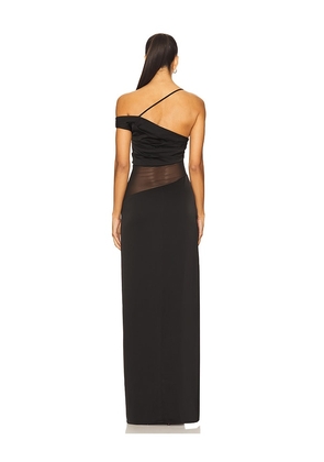 NBD The Arushi Gown in Black. Size M. Also in XXS, XS, S, XL.