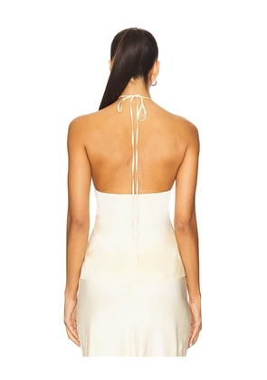 LPA Elinor Halter Top in Yellow. Size M. Also in L, S, XL.