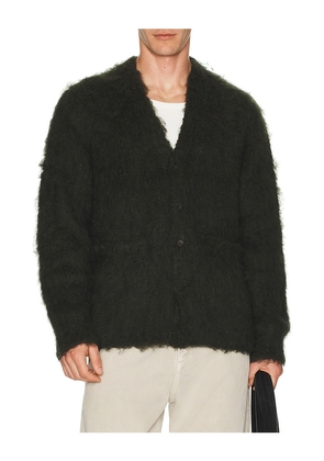 Obey Patron Cardigan in Dark Green. Size M. Also in L.