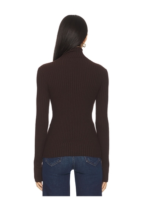 Lovers and Friends Magnolia Turtleneck in Chocolate. Size XS. Also in S, M, XL.