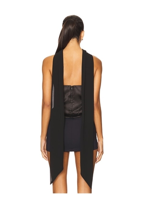 MAJORELLE Tamera Top in Black. Size S. Also in XS, XL.