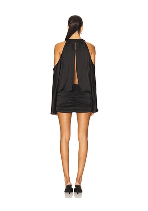 NBD The Saroja Mini Dress in Black. Size M. Also in XXS, L, XL.