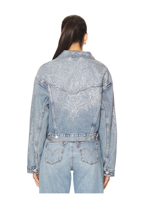 LEVI'S Shrunken 90s Jacket in Blue. Size M. Also in L.