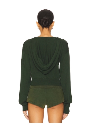 NIIHAI Button Up Cardigan in Green. Size M. Also in XS, S.