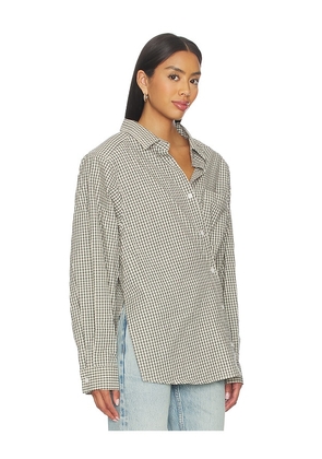 LIONESS Notting Hill Shirt in Cream. Size M. Also in S, XXS, XS, XXL.