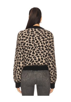 MOTHER The Itsy Crop Jumper in Black. Size M. Also in XS, S, L.