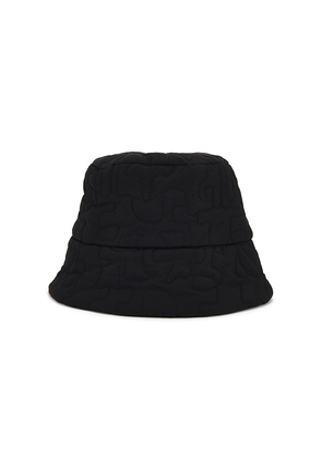 Lack of Color Coast Puffer Bucket Hat in Black. Size S-M. Also in M-L.