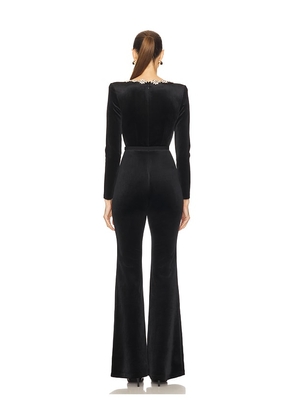 Nadine Merabi Kimberly Jumpsuit in Black. Size 10/L. Also in 2/XS, 4/S.