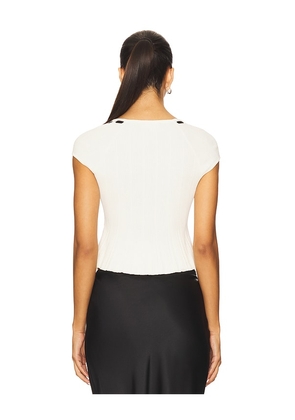 LPA Denisa Top in Ivory. Size M. Also in XS, XL.