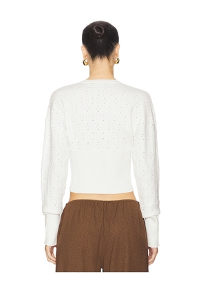 LIONESS Head in The Clouds Top in Cream. Size M. Also in S, XXS, XS, L.