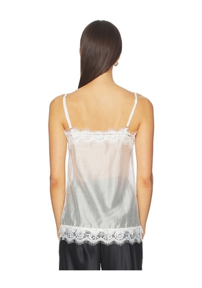 Milkwhite x REVOLVE Lingerie Top With Lace Details in White. Size M. Also in XS, S.