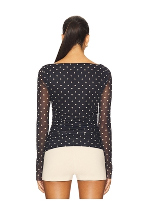 MAJORELLE Lena Top in Navy. Size M. Also in XXS, XS, S, XL.