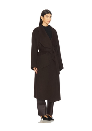 LAMARQUE Coreen Trench Coat in Chocolate. Size XL. Also in XS/S, XXS, M/L.