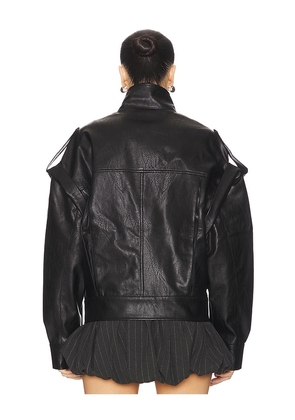 LIONESS Madame Bomber Jacket in Black. Size M. Also in S, XS, L, XL, XXL.
